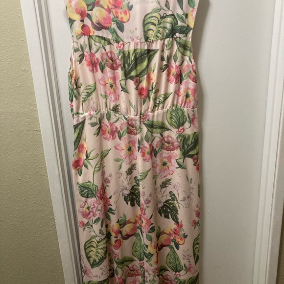 H&M peach floral dress XL - Picture 3 of 3